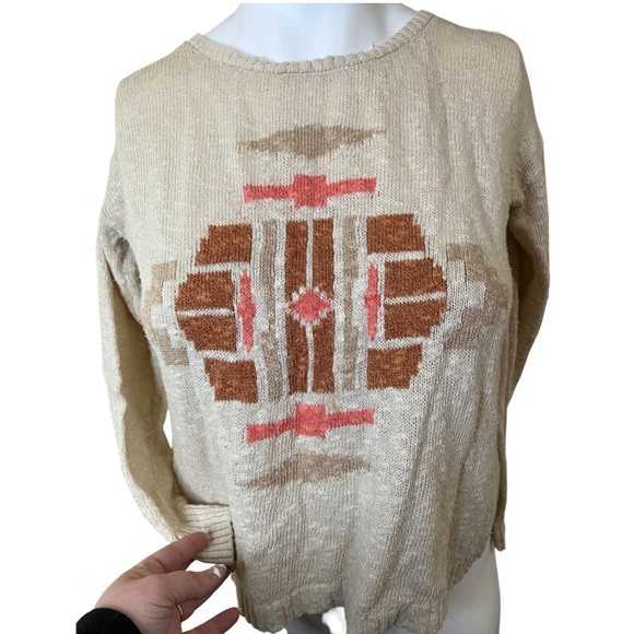 Lucky Brand Aztec Sweater - Picture 1 of 5